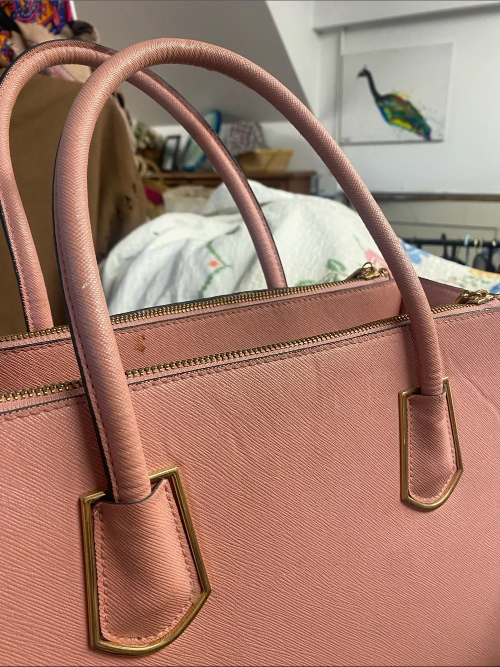 H&M stiff faux